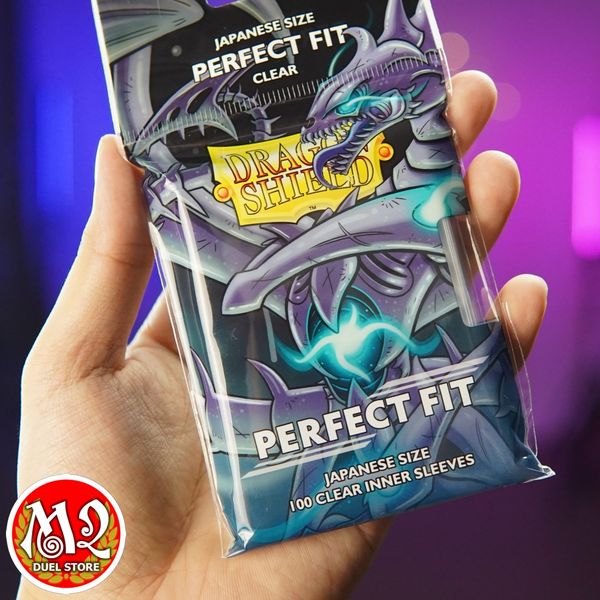 Bọc bài Japanese Size Inner Sleeves Perfect Fit - Clear - Trong suốt - Chính hãng Dragon Shield