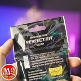 Bọc bài Japanese Size Inner Sleeves Perfect Fit - Clear - Trong suốt - Chính hãng Dragon Shield
