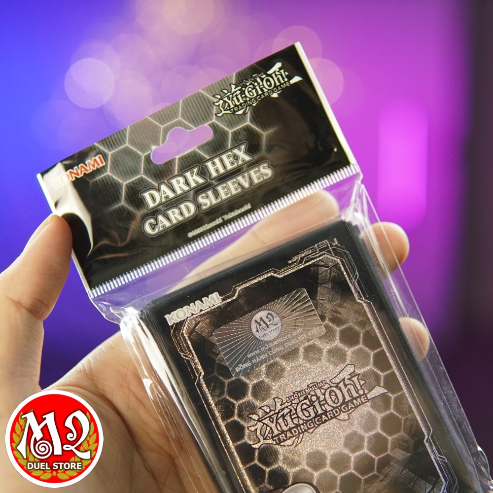 Bc bi Yugioh TCG Dark Hex Card Sleeves - Chnh hng Konami - M2 DUEL Store Bc bi Yugioh TCG Dark Hex Card Sleeves - Chnh hng Konami - M2 DUEL Store