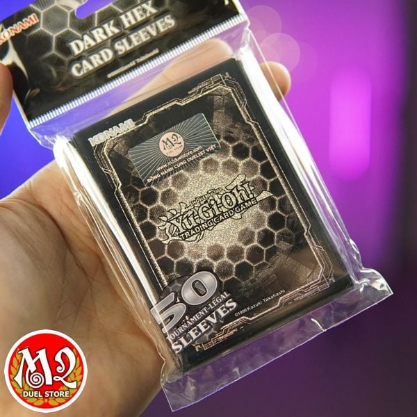 Bọc bài Yugioh Dark Hex Card Sleeves - Chính hãng Konami