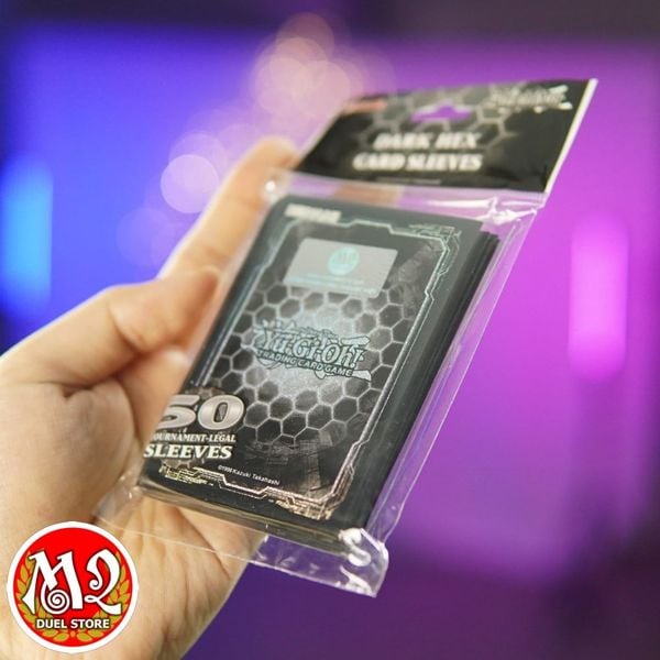 Bọc bài Yugioh Dark Hex Card Sleeves - Chính hãng Konami