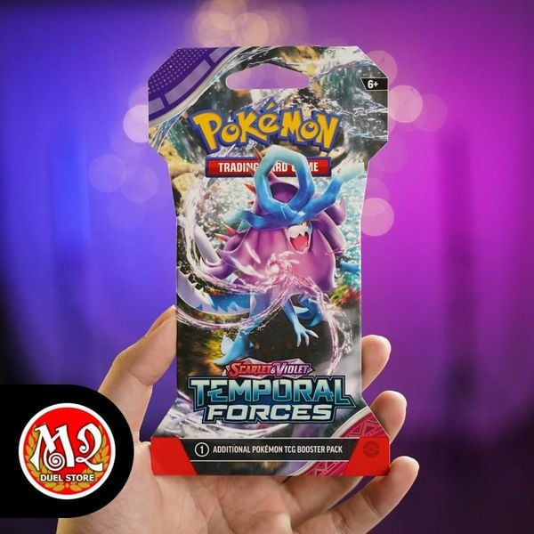 Gói thẻ bài Pokemon TCG Scarlet & Violet TEMPORAL FORCE - SLEEVED Booster Pack - Chính hãng Nintendo