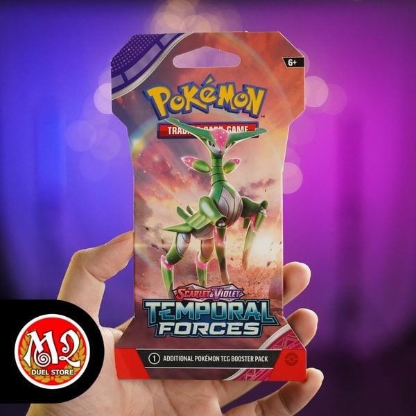 Gói thẻ bài Pokemon TCG Scarlet & Violet TEMPORAL FORCE - SLEEVED Booster Pack - Chính hãng Nintendo
