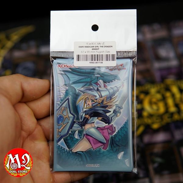 Bọc bài Yugioh Dark Magician Girl The Dragon Knight Card Sleeves - Chính hãng Konami