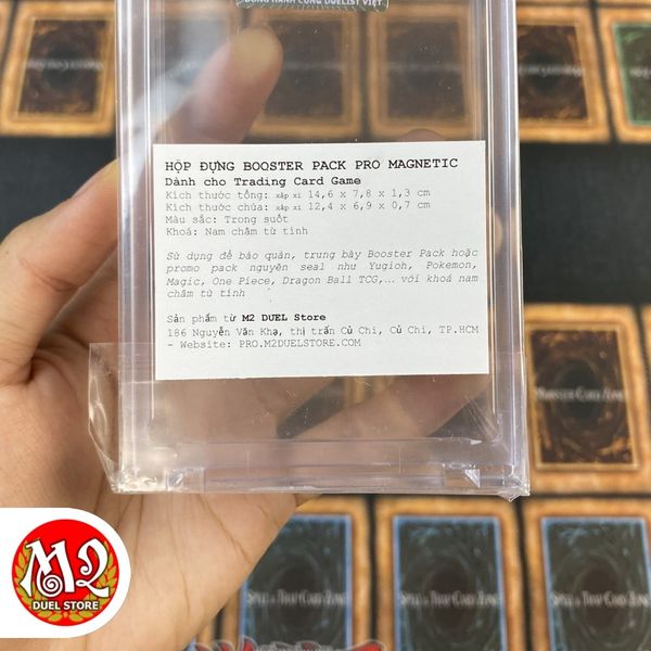 Hộp bảo vệ đựng Booster Pack PRO MAGNETIC ONE TOUCH - Chính hãng M2 DUEL Store (Không kèm lá bài bên trong)