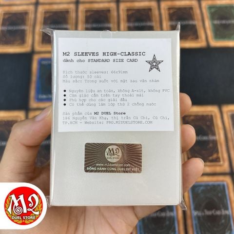 Bọc bài STANDARD size M2 High Classic Sleeves - Chính hãng M2 DUEL Store