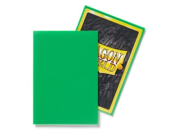 Bọc bài Japanese size Matte Sleeves - Apple Green - Táo xanh - Chính hãng Dragon Shield