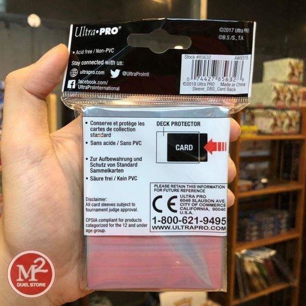 Bọc bài Standard Size Dragon Ball Super Card Back Sleeves - Chính hãng Ultra Pro