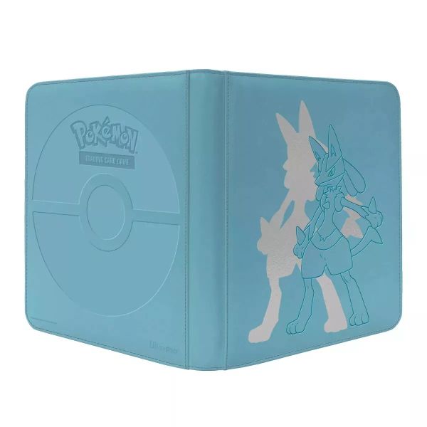 Album sưu tập Pokemon Lucario - Elite Series, Zippered (12-Pocket) PRO Binder - Chính hãng Ultra Pro