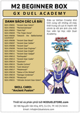 Hộp thẻ bài Yugioh M2 Beginner Deck SGX1 Ancient Fusion - SPEED DUEL - Chính hãng M2 DUEL Store