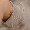  DAISY CLOVER LEAF TWIST SERPENTINE CHAIN BRACELET (S) 