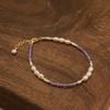  AMETHYST MIX PEARL BRACELET 