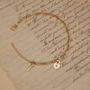  HEART LOCK & KEY OF LOVE FIGARO BRACELET 