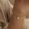  HEART LOCK & KEY OF LOVE FIGARO BRACELET 