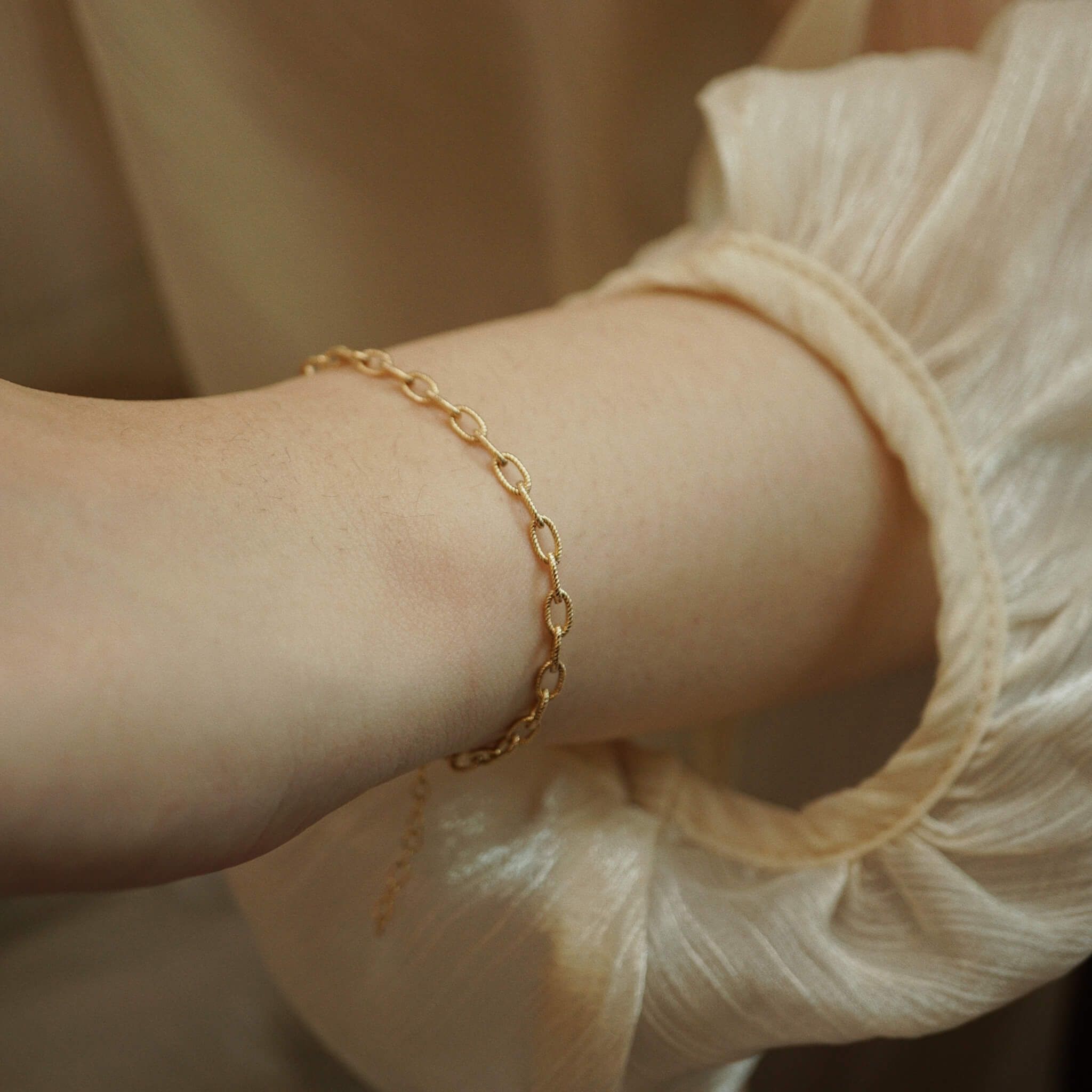  OVAL CABLE BRACELET 