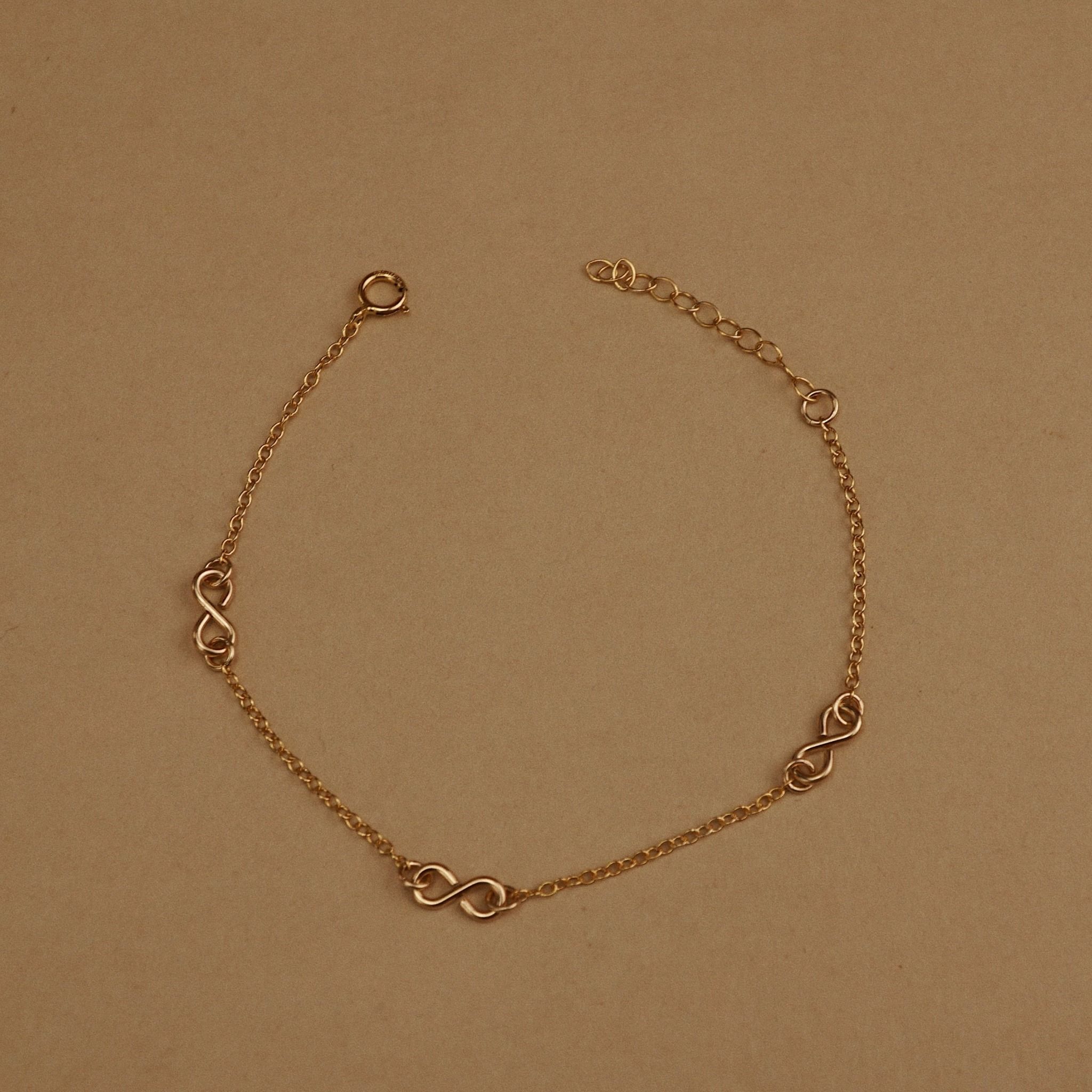  TRIPLE MINI INFINITY BRACELET 