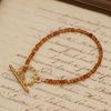  CHAIN CLASP GARNET BRACELET 