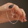  DAISY CLOVER LEAF TWIST SERPENTINE CHAIN BRACELET (S) 