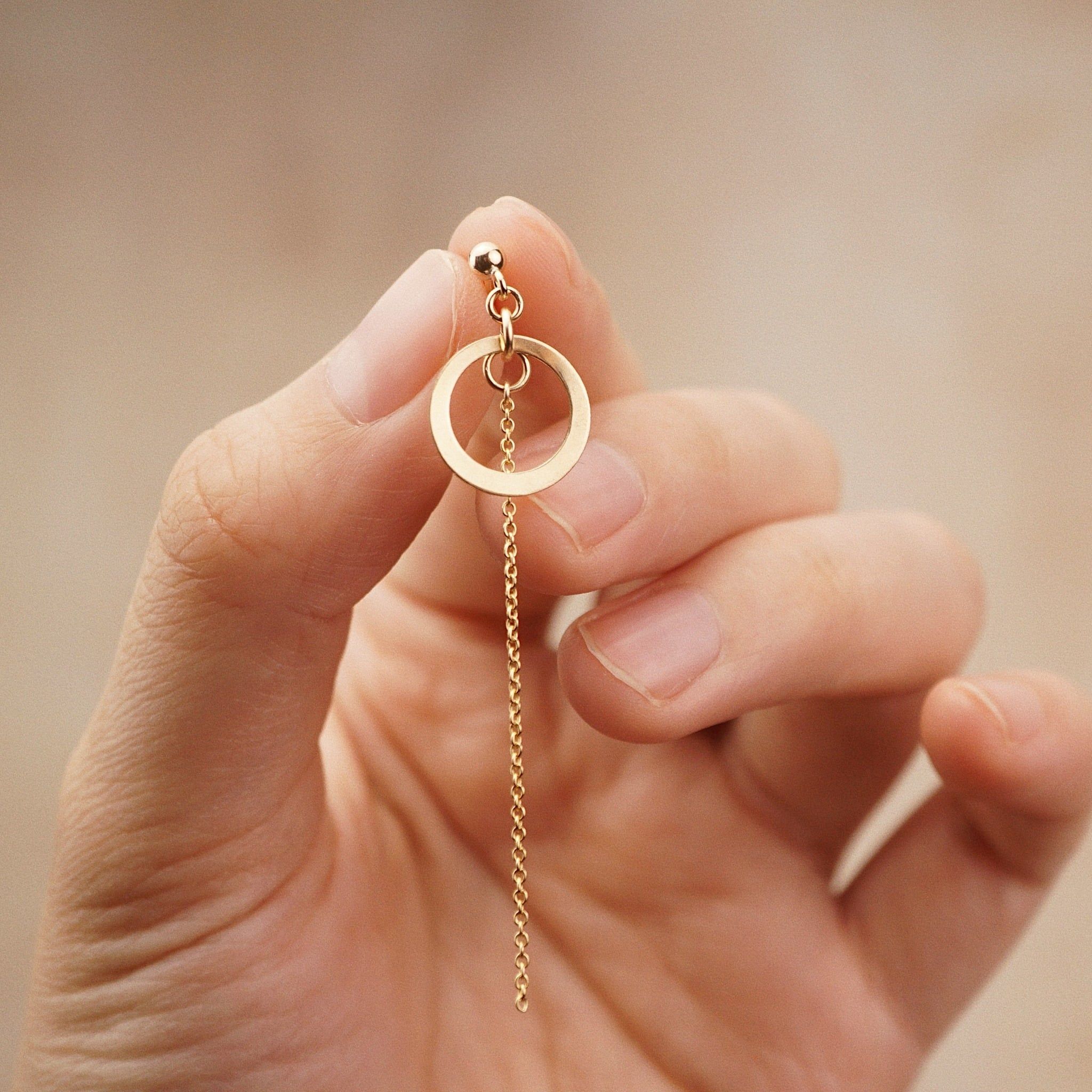  FULFILLMENT CHAIN DROP EARRINGS 