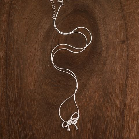 BOW NECKLACE (S)