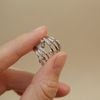  TRIO PAVE HOOP EARRINGS 
