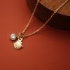  STONE & SHELL NECKLACE 