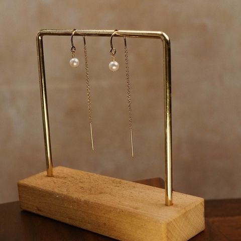 PEARL - HOOP & U SHAPE EARRINGS