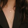  CROSS PATTERN SATELLITE NECKLACE 
