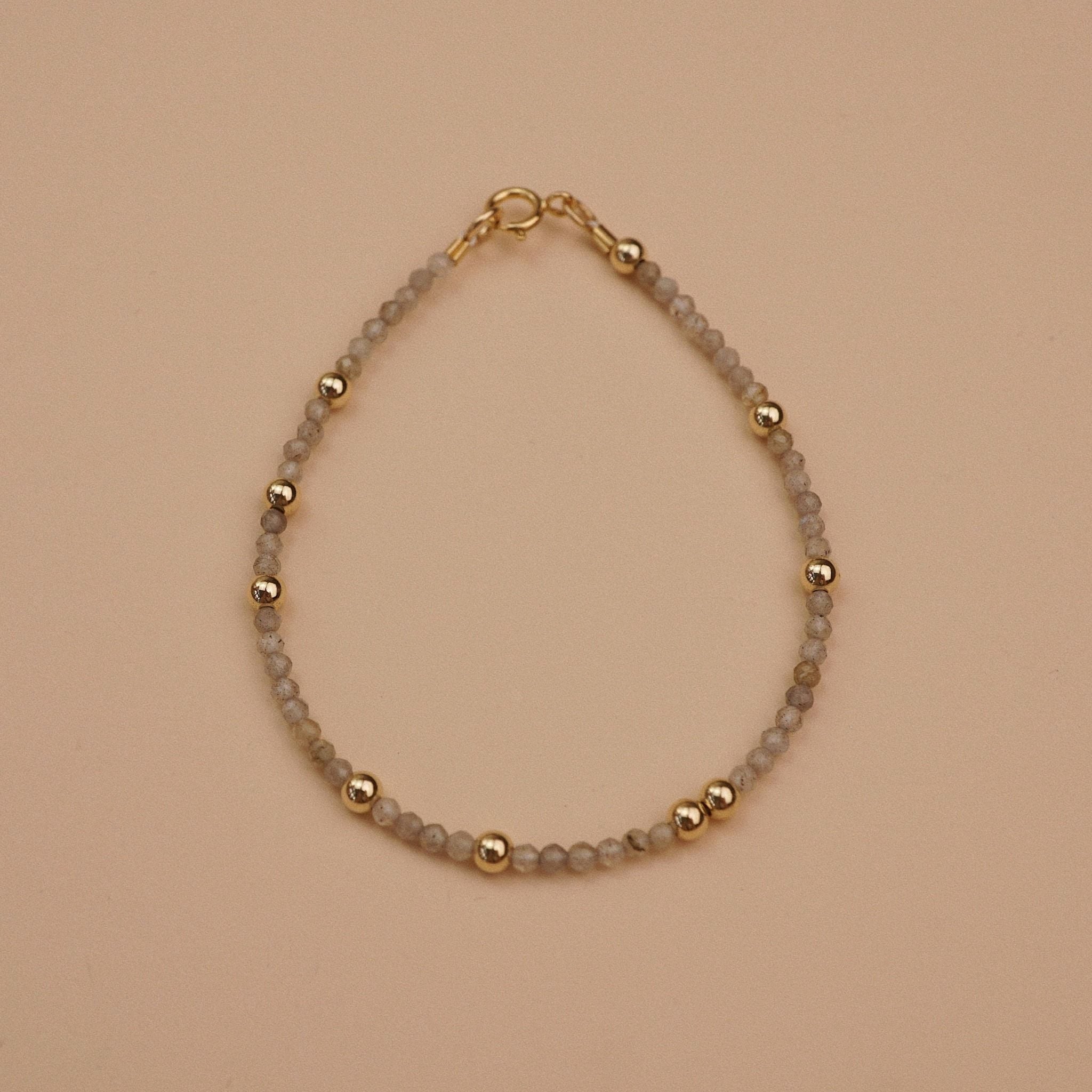  LABRADORITE STONE BRACELET 