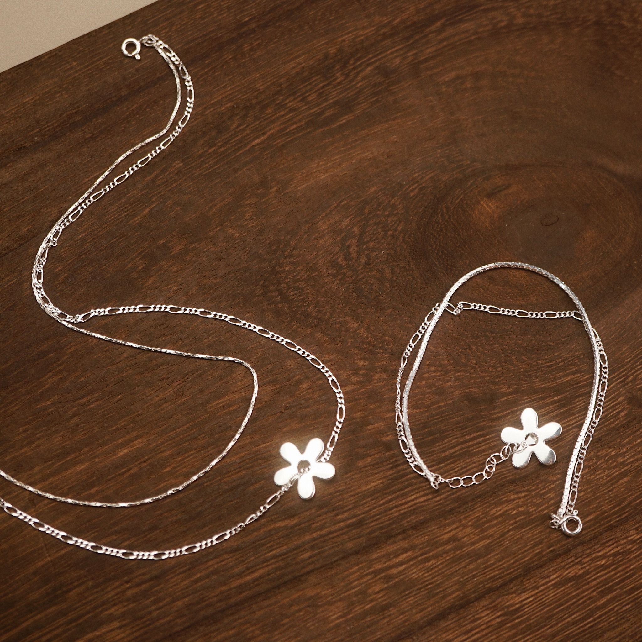  DAISY DUO CHAIN LAYER NECKLACE (S) 