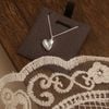 HOLLOW HEART NECKLACE (S) 