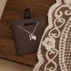  PUFF HEART & KEY NECKLACE (S) 