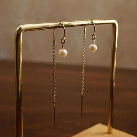 PEARL - HOOP & U SHAPE EARRINGS