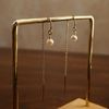  PEARL - HOOP & U SHAPE EARRINGS 