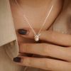  RIBBON PEARL NECKLACE (S) 
