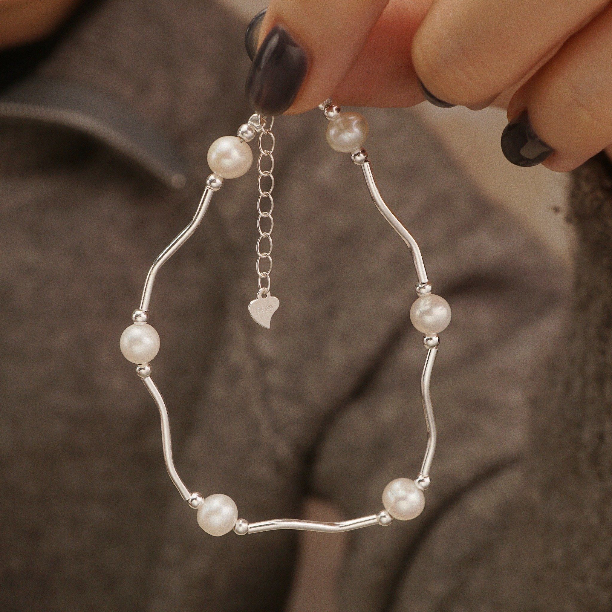  ROUND PEARL RIPPLE BRACELET (S) 