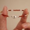  PEACH PINK PALETTE HEART LOCK BRACELET (S) 