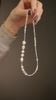  VINTAGE BAMBOO BEADED MIX OPAL PEARL NECKLACE (S) 