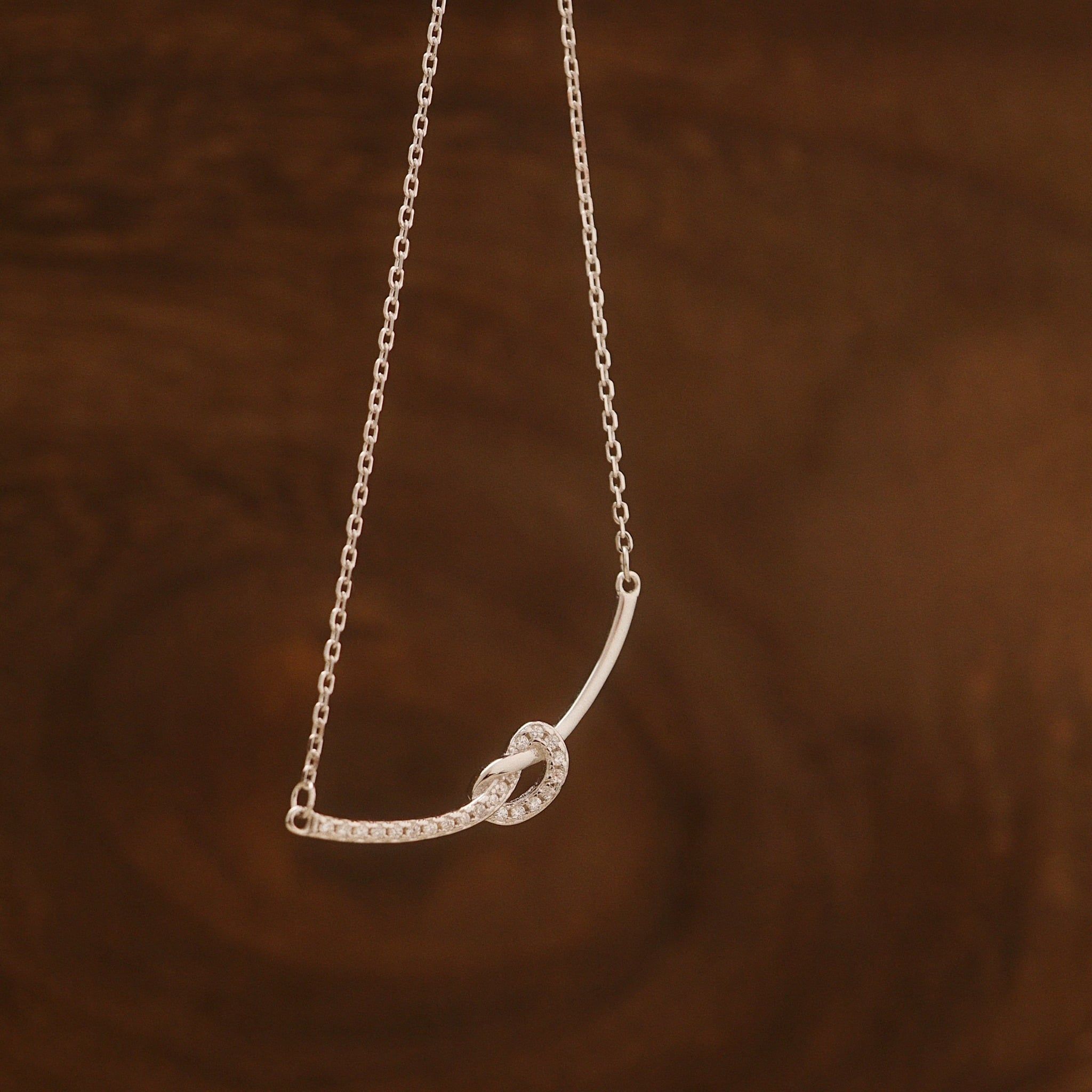  SMILEY KNOT NECKLACE (S) 