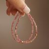  PINK TOURMALINE STONE BRACELET 
