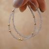  ROUND AMETHYST STONE BRACELET 