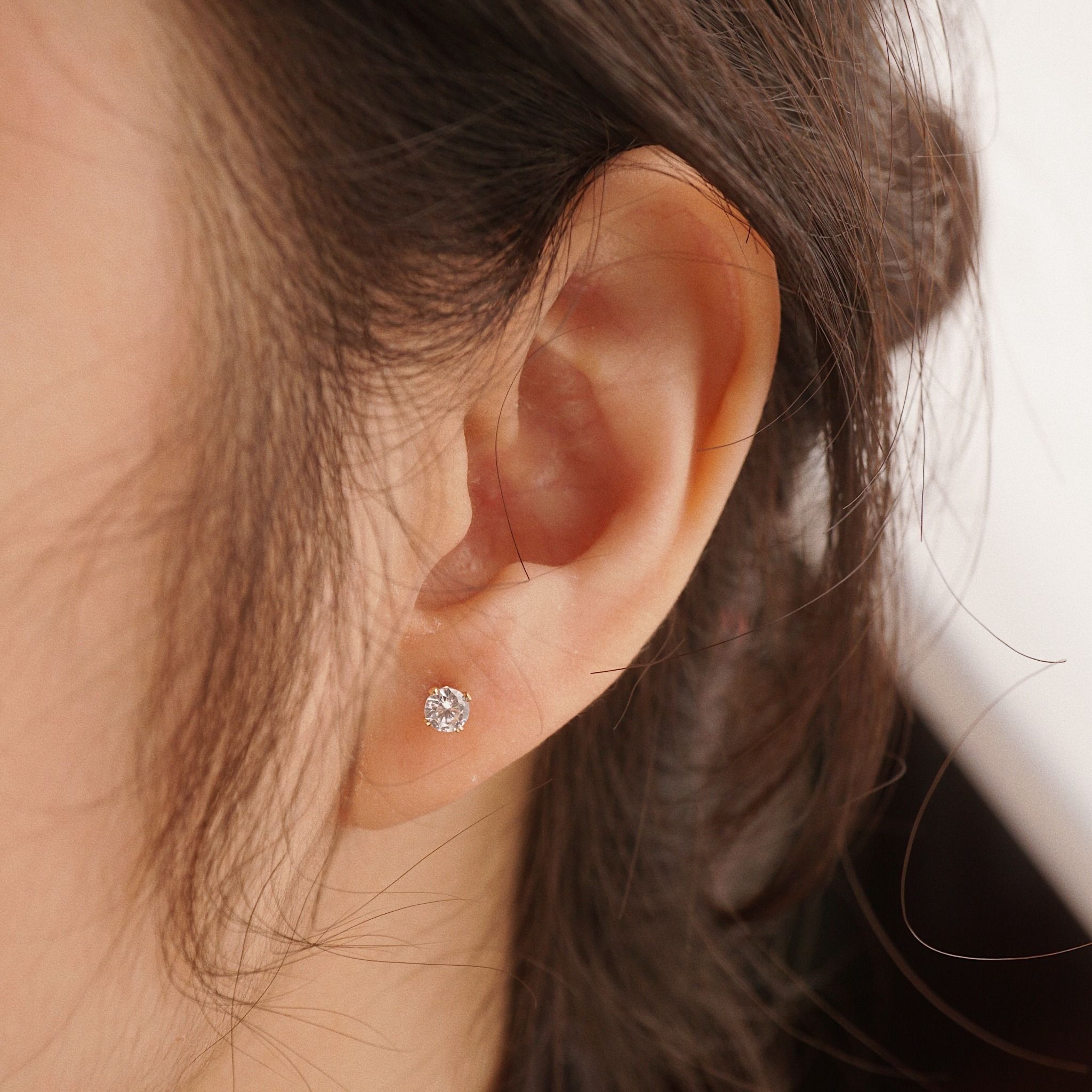  STONE STUD EARRINGS 