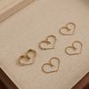  DOT OPEN HOOP EARRINGS 