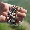  FLUORIT MIX PEARL BRACELET 