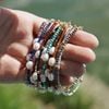  OBSIDIAN MIX PEARL BRACELET 