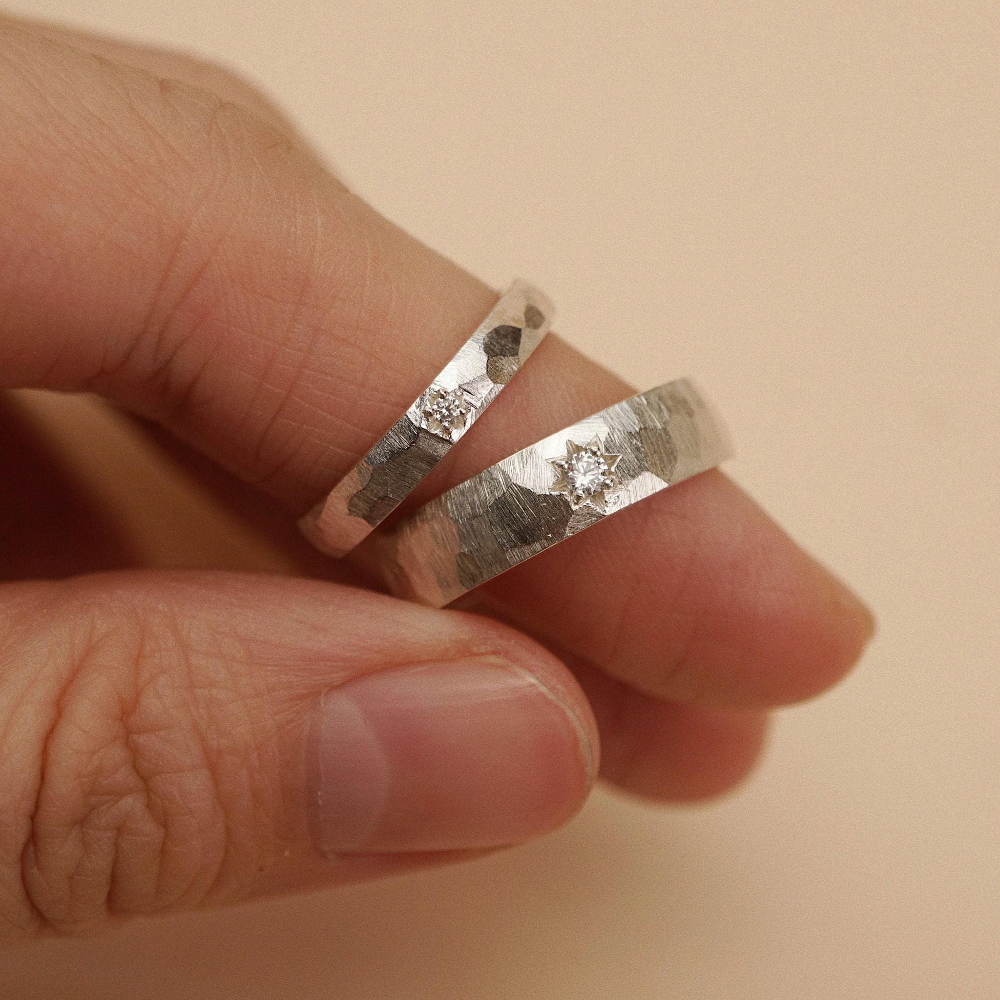  STARDUST FACET RING - 3MM (S) 