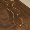  RUBIC SQUARE MINI CURB NECKLACE 