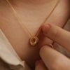  DOUBLE HOOP NECKLACE 