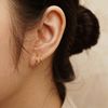  DOUBLE HOOP EARRRINGS 