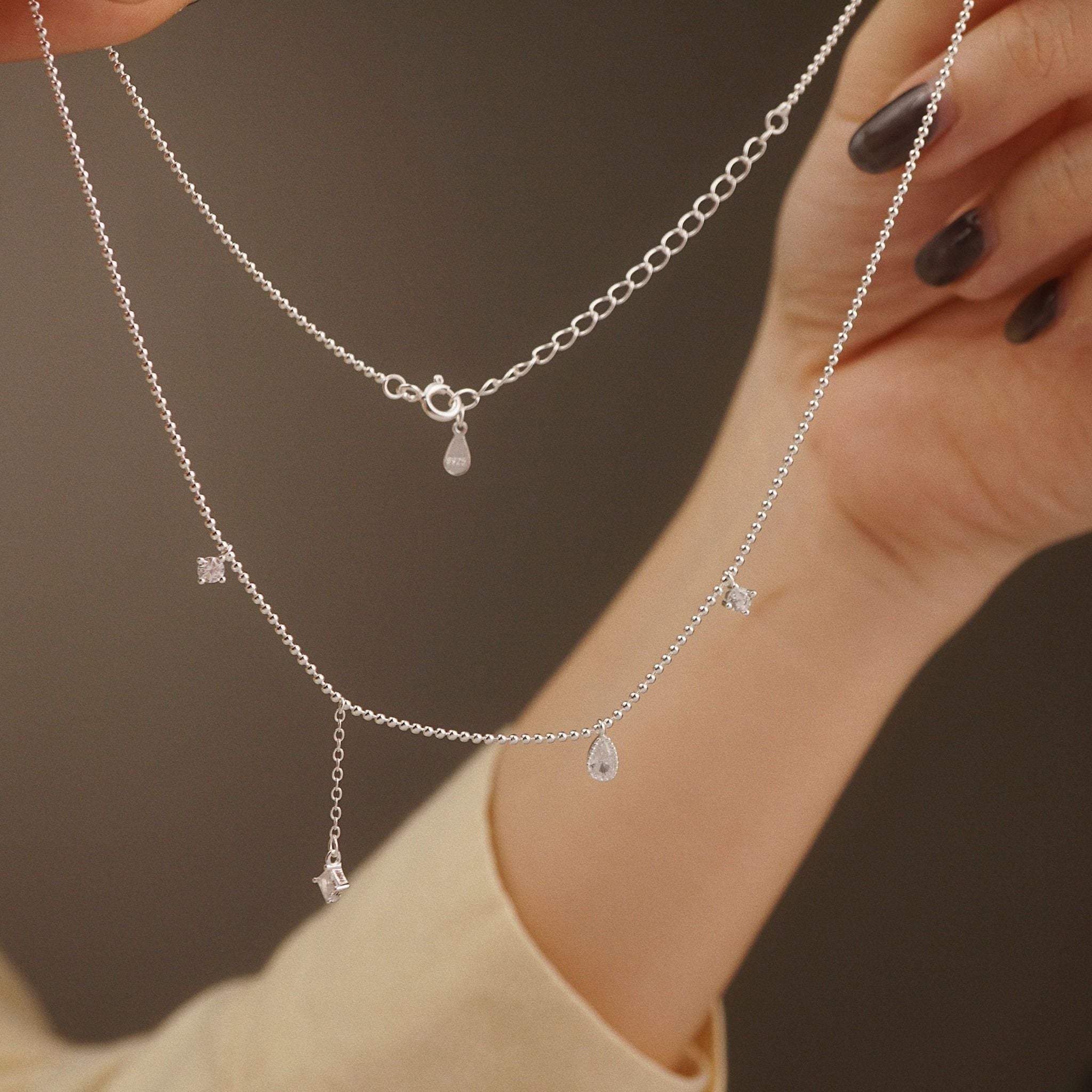  SPARKLE BEADED NECKLACE (S) 
